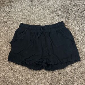 Umgee Black High Waist Women's Shorts